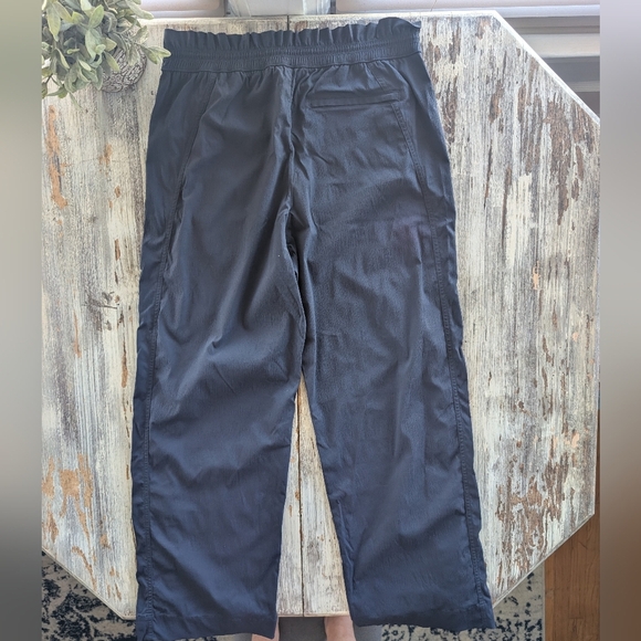 Athleta Trekkie High Rise Parachute Pants Navy Women's 12 - Picture 8 of 10